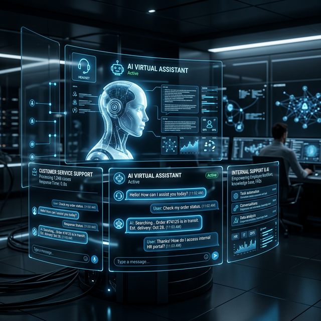 Chatbots y asistentes